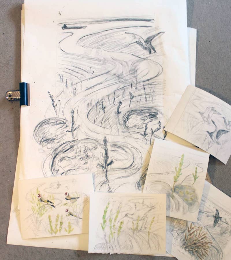 Printing the salt marsh number 1